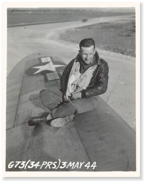 34th PRS pilot Lt. Garland A. York.  (Ivan Miller)