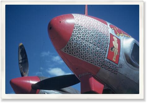 The unmistakable camera-nose of the photo Lightning. (Richard Kill)
